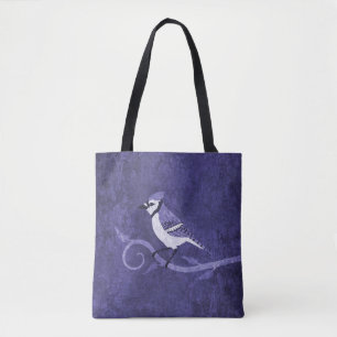 Blue Jay All-Over-Print Tote Bag