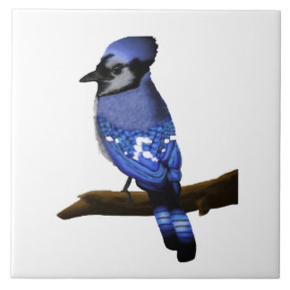 Blue Jay Art   Tile