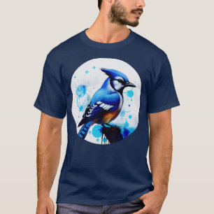 Blue jay bird 3 T-Shirt