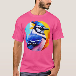 Blue jay bird 6 T-Shirt
