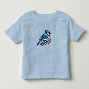 Blue Jay bird Toddler Fine Jersey T-Shirt