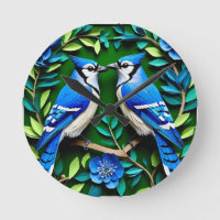 Blue Jay Birds Paper Art