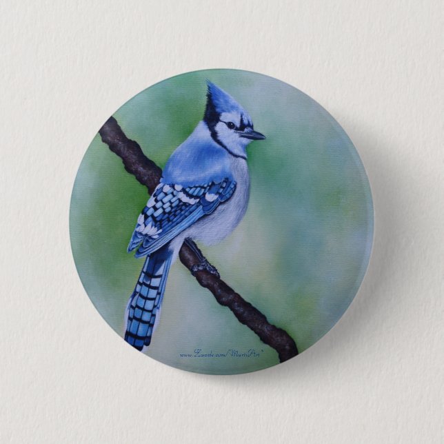 Blue Jay Button (Front)