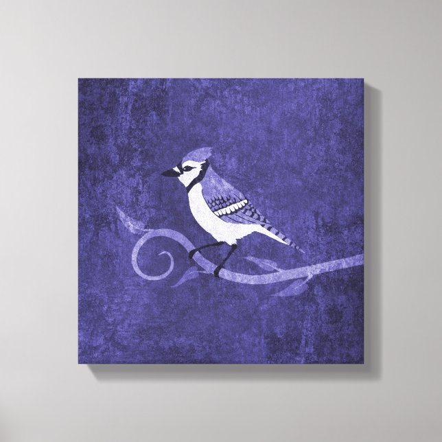 Blue Jay Canvas Print (Front)