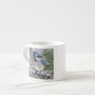 Blue Jay, Cyanocitta cristata Espresso Cup