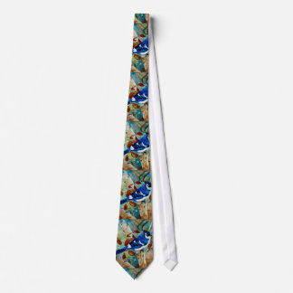 Blue Jay in the Tree Tie