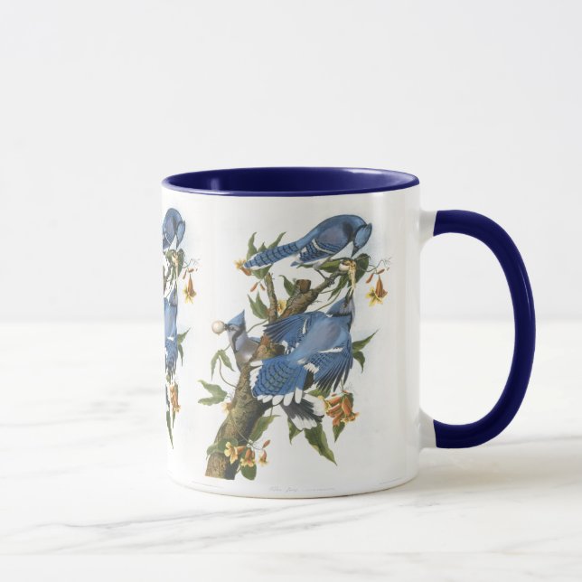 Blue Jay, John James Audubon Mug (Right)
