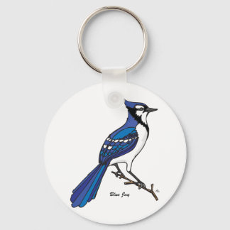 BLUE JAY KEY RING