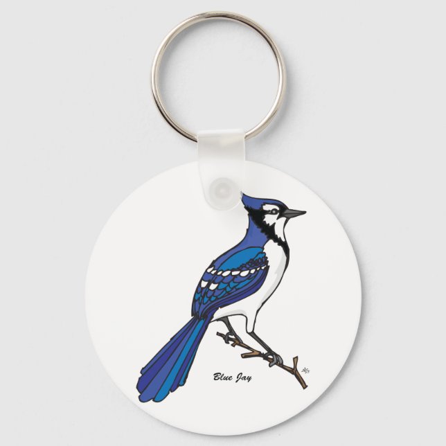 BLUE JAY KEY RING (Front)
