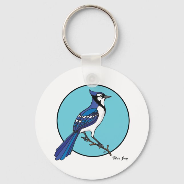 BLUE JAY KEY RING (Front)