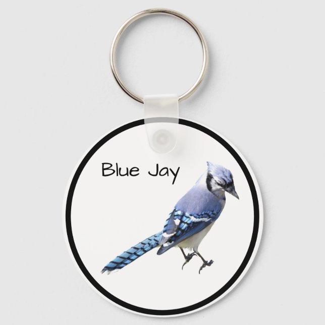 Blue Jay Key Ring (Front)