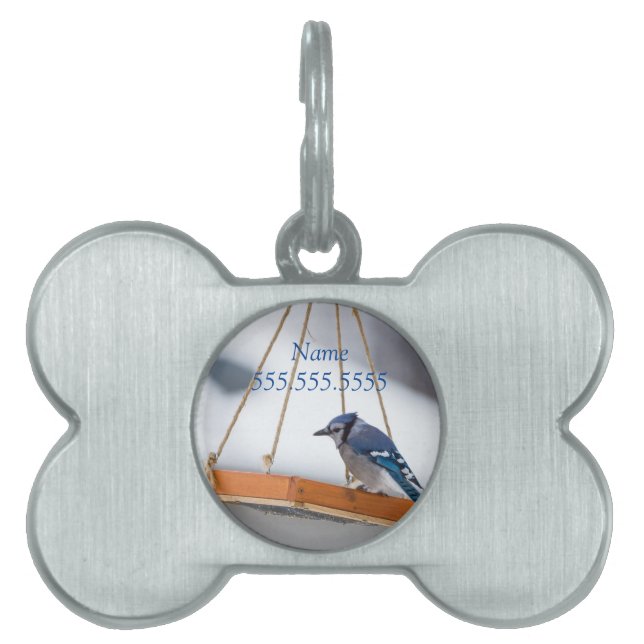 Blue Jay Lunch Pet ID Tag (Front)