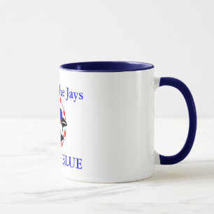 blue jay, Merrill Blue Jays, GO BIG BLUE Mug