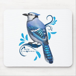 Blue Jay Mouse Mat