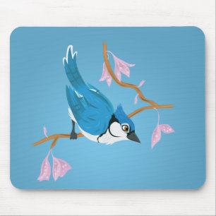 Blue Jay Mouse Mat