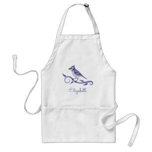 Blue Jay Name Apron