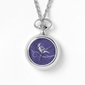 Blue Jay Necklace Watch