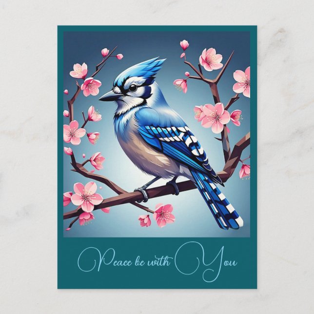 " BLUE JAY " POSTCARD (Front)