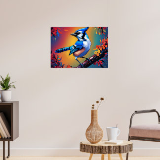 Blue Jay Poster