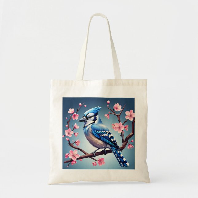 " BLUE JAY " TOTE BAG (Front)