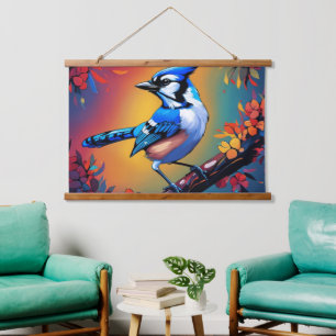 Blue Jay Wall Tapestry