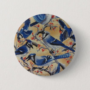 Blue Jays 6 Cm Round Badge