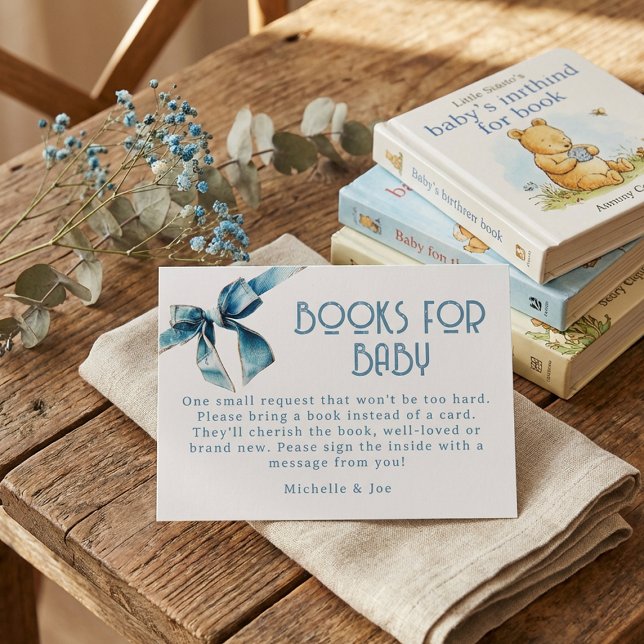 Blue Jean Baby Books For Baby Enclosure Card (Creator Uploaded)