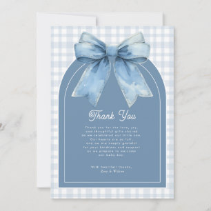 Blue Jean Baby Boy Baby Shower Thank You Card