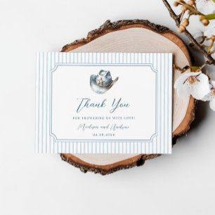 Blue Jean Baby Denim Baby Shower Thank You Enclosure Card