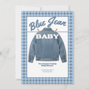 Blue Jean Baby - Denim Shower Custom Invitation