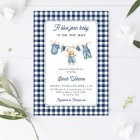 Blue Jean Baby Shower Boy
