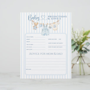 Blue Jean Baby Shower Boy Prediction Game