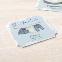 Blue Jean Baby Shower Denim Baby Outfit 