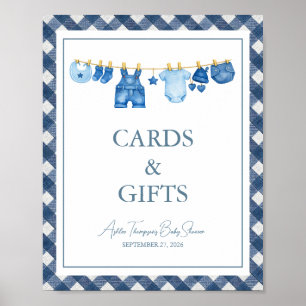 Blue Jean Baby Shower Poster