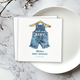 Blue Jean Boy Western Baby Shower Napkin