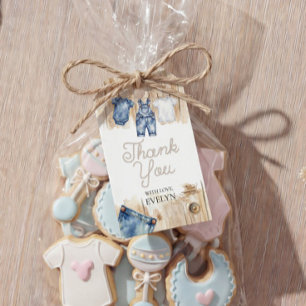 Blue Jean Denim Gift Tag