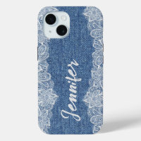 Blue Jean Denim iPhone / iPad case