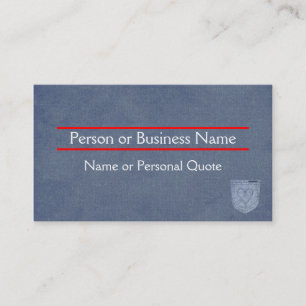 Blue Jean Design Profile & Business Card Templat