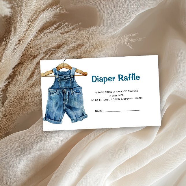 Blue Jean Diaper Raffle Enclosure Card (Creator Uploaded)