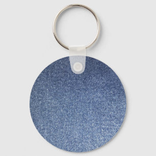 Blue Jean Keychain 