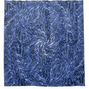 Blue Jean swirl..... Shower Curtain