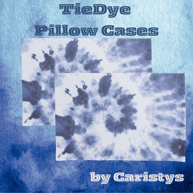 Blue Jean Tie Dye  Pillowcase (Creator Uploaded)