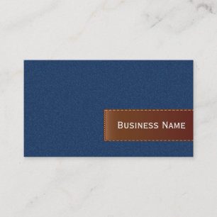 Blue Jeans and Leather Business Card