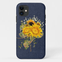 Blue jeans and sunflowers
