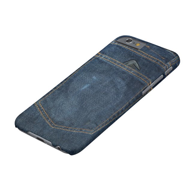 Blue Jeans Denim Pocket Case-Mate iPhone Case (Top)