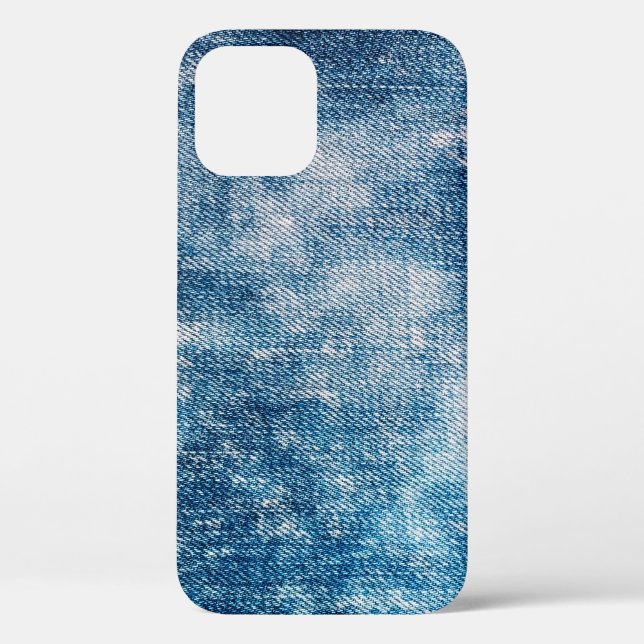 Blue jeans denim texture Case-Mate iPhone case (Back)