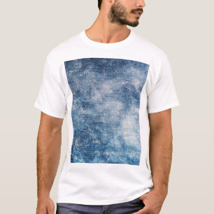 Blue Jeans Denim, Textured Background. T-Shirt