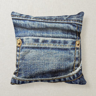 Blue Jeans Pocket Cushion
