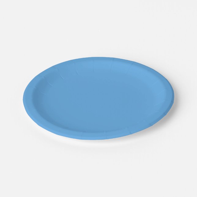  Blue jeans (solid colour)  Paper Plate (Angled)