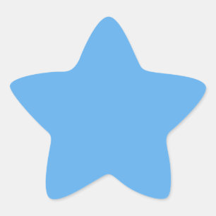 Blue jeans (solid colour) Star Sticker